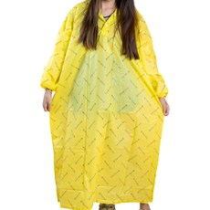 久大洋傘 eva微笑雨天反光雨衣 黃色, 反光安全設計, 輕巧舒適, 雨天好心情, 1入, 156~180cm