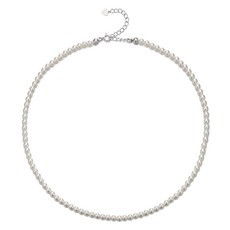 Haesool 女性專用 92.5純銀 4mm 珍珠項鍊 ALL-SW-N-4MM 附購物袋
