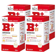台塑生醫 MD Formula 醫之方 緩釋B群雙層錠 高單位維生素B群 添加乳清蛋白+五味子+牛磺酸 10小時緩釋技術, 60顆, 900mg, 4盒