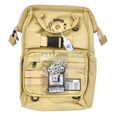 Vanwalk 出走 日系學院學生魚口後背包, 芝士黃