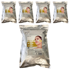 LINDSAY 黃金滋潤軟膜粉，有助於提升彈性，打造緊緻肌膚, 1包, 5包