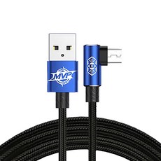 Baseus 倍思 MVP王者彎頭 iOS數據線 適用於Lightning接口, 2m, 藍色, 1條
