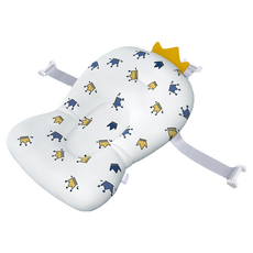 ANTIAN 嬰兒洗澡沐浴床網兜, 柔軟舒適透氣速乾, 白色皇冠, 1個