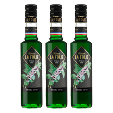 LA FOLIE 綠薄荷果露 Spearmint, 清新薄荷味蕾，口感涼爽, 350ml, 3瓶