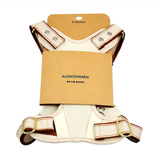 AUSKOMMEN. 奧斯克曼 X胸背帶 PLUS 典藏款 M+ 狗胸背帶, M+(40~70cm), 米白色, 1個