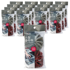 FROG CLEAN SMART 花朵造型鋼絲球 2入, 15包