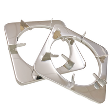 巧夫人 不銹鋼方型爐架, #430不銹鋼材質 加厚型 22.5公分 台灣製造, 22.5 x 22.5 x 3.5cm, 1個