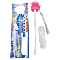 Skater 攜帶式寶特瓶彈跳吸管 JF-23801 粉色, 單件, 1個