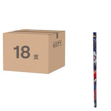 MARVEL 漫威 SPIDER-MAN 蜘蛛人 木頭鉛筆 6入, 18支