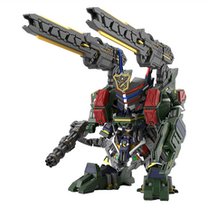 BANDAI SD鋼彈世界 群英集 012 警官翠綠暴風鋼彈 DX套組 組裝模型 精緻收藏, 1盒