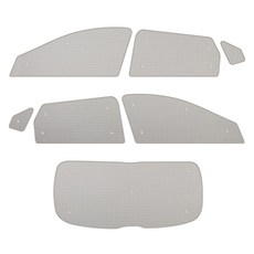 GMG Motors 頂級車用遮陽簾 車宿窗簾全套 適用於Sportage NQ5 2021年後車款, 單色, 1套