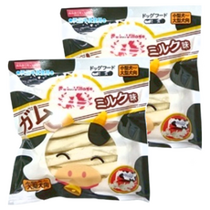 Boneplus 天然潔牙棒 5英寸, 牛奶/牛皮, 245g, 2包