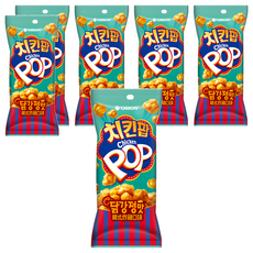 ORION 好麗友 雞米花脆餅 韓式炸雞口味, 81g, 6包