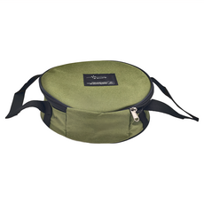 Ho-Sè FAD 多功能餐盤收納包 23x23x8cm 600D防潑水牛津布 戶外必備, 軍綠色, 1層, 1個