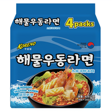 koreno 烏龍海鮮湯麵 102g, 4包