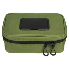 OWL CAMP 濕紙巾盒 軍綠色 強力牛津布, 1個