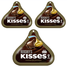HERSHEY'S 好時 Kisses 水滴牛奶巧克力 單顆包裝, 82g, 3袋