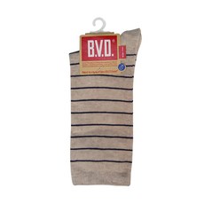 B.V.D. 男款 細條紋襪 B207 12雙