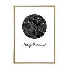 波羅選畫所 主題選畫 太空 射手座 Sagittarius, 金色