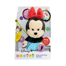 Disney 迪士尼 HOOYAY系列 音效學習絨毛娃娃, 38cm, 米妮, 1入