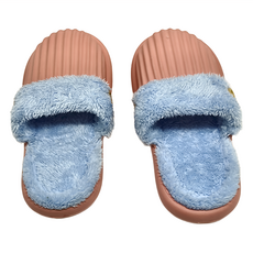 ego life 可拆卸毛絨 EVA防水防滑保暖 男女室內拖鞋 MS3878 36-37, 粉色