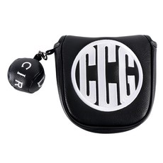 Circle DESIGN GOLF 圓形設計高爾夫推桿套 槌型, 1個, 黑色