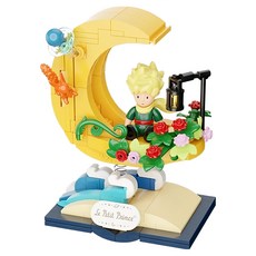 PANTASy 拼奇 小王子 星之遙遙車 收藏積木 86318, 1組, 星之月牙 小王子 多色