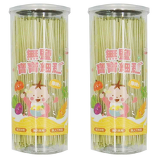 粥寶寶 無鹽寶寶細麵 菠菜口味, 250g, 2罐
