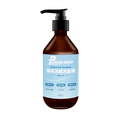 POWER HERO 勁漢英雄 薄荷涼感洗髮精 深層淨化 頭皮清爽 蓬鬆控油 500ml, 1瓶