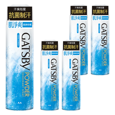 GATSBy 舒涼制汗噴霧 酷爽柑橘, 221ml, 5瓶