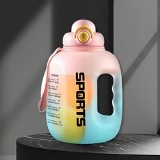 MICHAEL FITNESS 麥克健身 噸噸桶 運動水壺, 晨曦粉, 2.5L, 1個