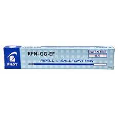 PILOT 百樂 舒寫筆芯 RFN-GG-EF EXTRA FINE 0.5, 藍色, 12支
