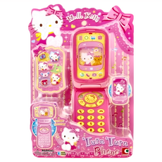 凱蒂貓轉轉手機 附LR44電池 3個, 1組