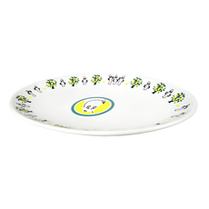 yamaka 山加商店 嚕嚕米 Moomin 陶瓷餃子盤 日本原產, 23 x 16.5 x 2.5cm, 127070, 1個