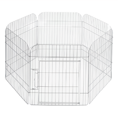GEX 寵物兔六角形圍網, 斑駁白色, 6片