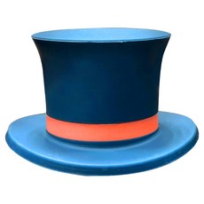 創意小禮帽矽膠酒瓶塞 經典黑/北歐藍/孔雀綠 直徑60*高35mm, 1個