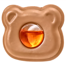 小熊液體香薰 Set 4入 EVA材質 咖色小熊 奶油小熊, 蜜桃香, 1組