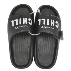 WUWU 男款胖胖厚底拖鞋 MA024, 26.5(42~43), 黑色