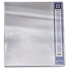 連勤牌文具 PVC D型三面包透明袋三孔 LC-150C-3D, 白色, 1包