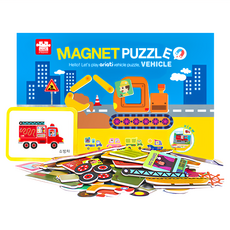 Ariati 磁性拼圖書 交通工具