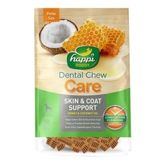 happi DOGGY 纖嚼無榖健齒棒 S號 -150g 小型犬適用 無穀 潔牙, 混合口味(蜂蜜/椰子), 1包