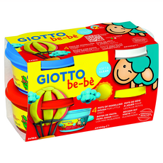 GIOTTO be-be 寶寶超軟黏土4合1套裝, 400g, 1組, Multicolor