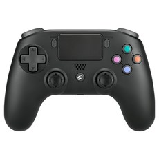 FlashFire 富雷迅 無線遊戲手把 PS4副廠 可有線支援PC/iOS/安卓使用 黑色, 1個