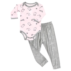 baa baa sheepz 抱抱羊 長袖包屁衣套裝 95%竹纖維 5%彈性纖維