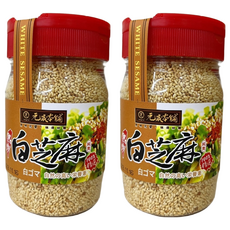 元歲本舖 熟炒白芝麻粒，原味元香 鹹甜皆宜, 150g, 2罐