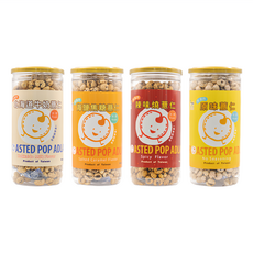 Pinyi 品益生技 爆薏仁組 原味 + 海鹽焦糖 + 辣味 + 北海道牛奶, 510g, 1組