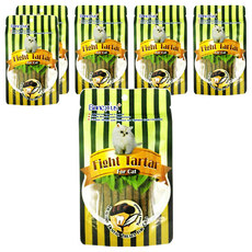 Boneplus 貓專用魚肉薄荷潔牙條 條狀好餵食 方便貓咪咀嚼, 鮪魚風味, 70g, 6包