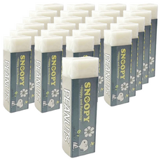 PEANUTS 史努比 SNOOPY小日子 黏屑型橡擦, 灰藍色, 24個