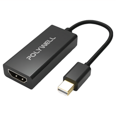 POLYWELL 寶利威爾 MDP轉HDMI 1080P 訊號轉換器轉接線, PW15-T04-A012, 1條