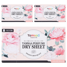 Tamsaa 衣物柔軟香氛烘衣片 Peony Bouquet, 130張, 3盒
